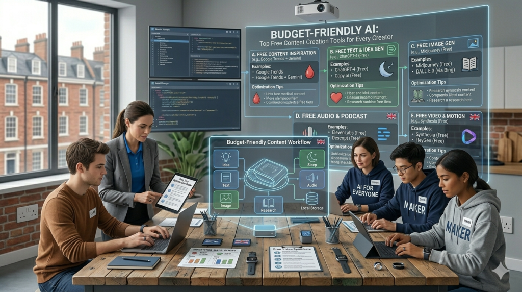 Budget-Friendly AI: Top Free Content Creation Tools for Every Creator