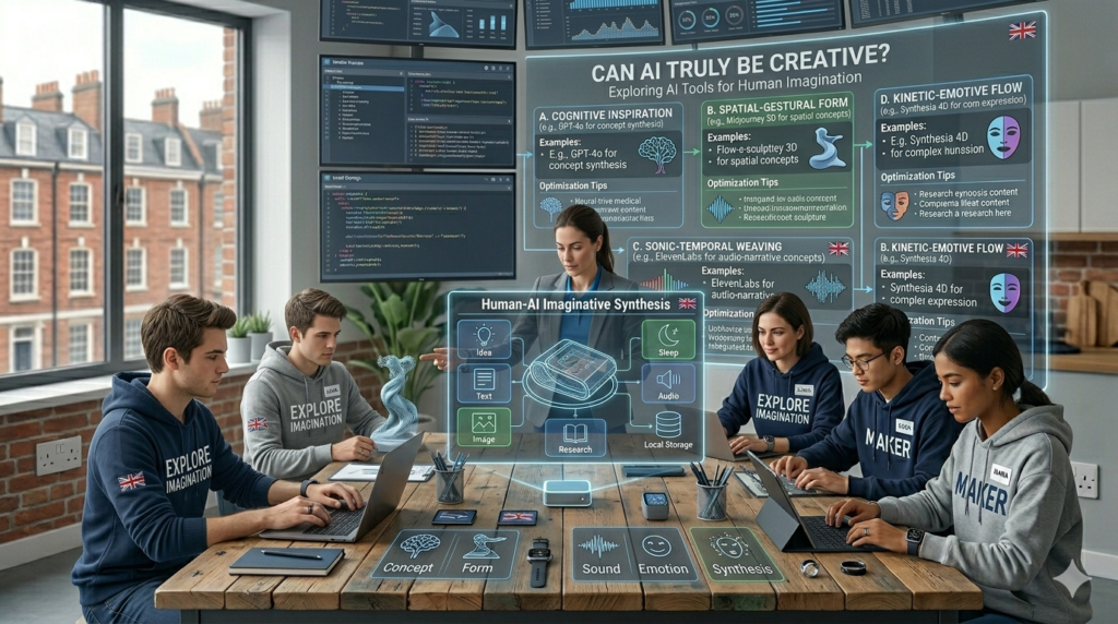 Can AI Truly Be Creative? Exploring AI Tools for Human Imagination